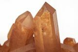 Tangerine Quartz Crystal Cluster - Brazil #212451-2